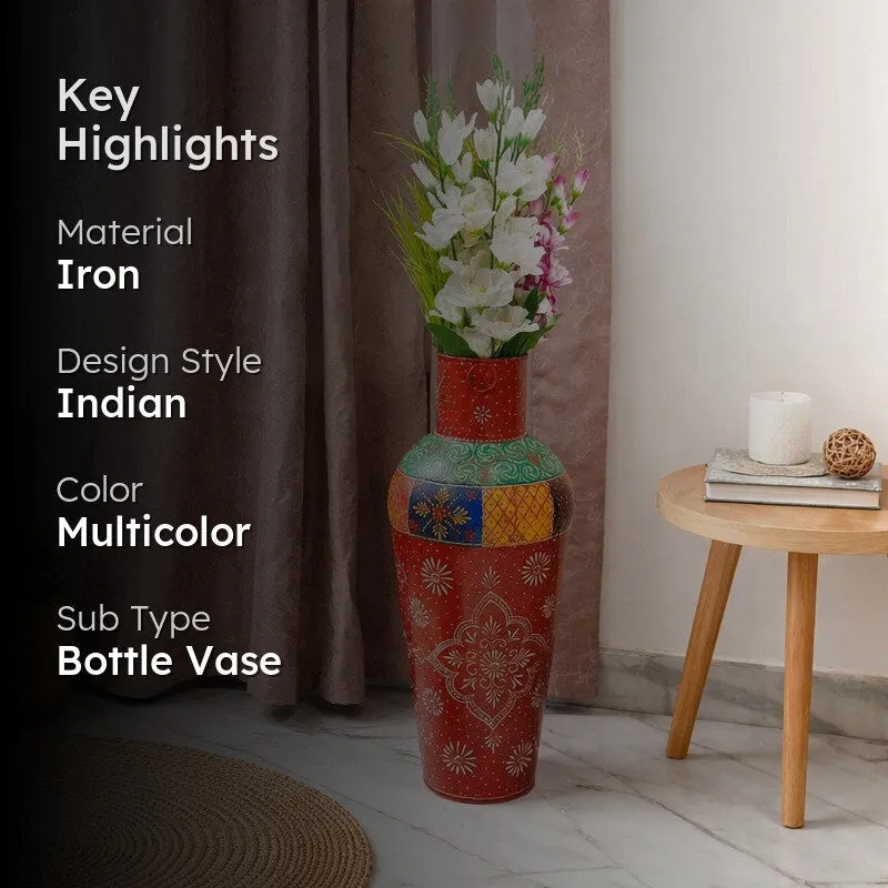 Haveli Heritage Iron Vase media 2