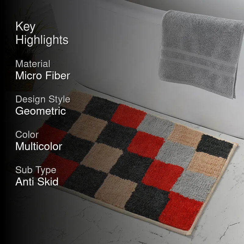 Checkers Microfiber Bath Mat media 2