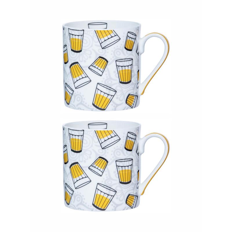 Chai Bone China Coffee Mug (320 mL Each) - Set of Two media 3