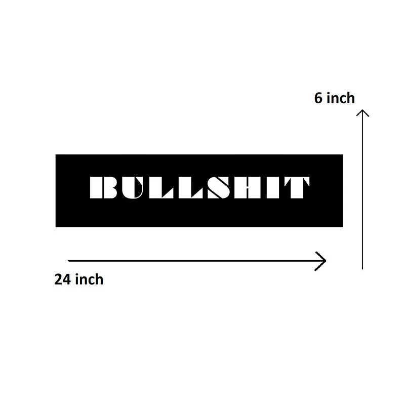 Bullshit Iron Wall Accent media 5