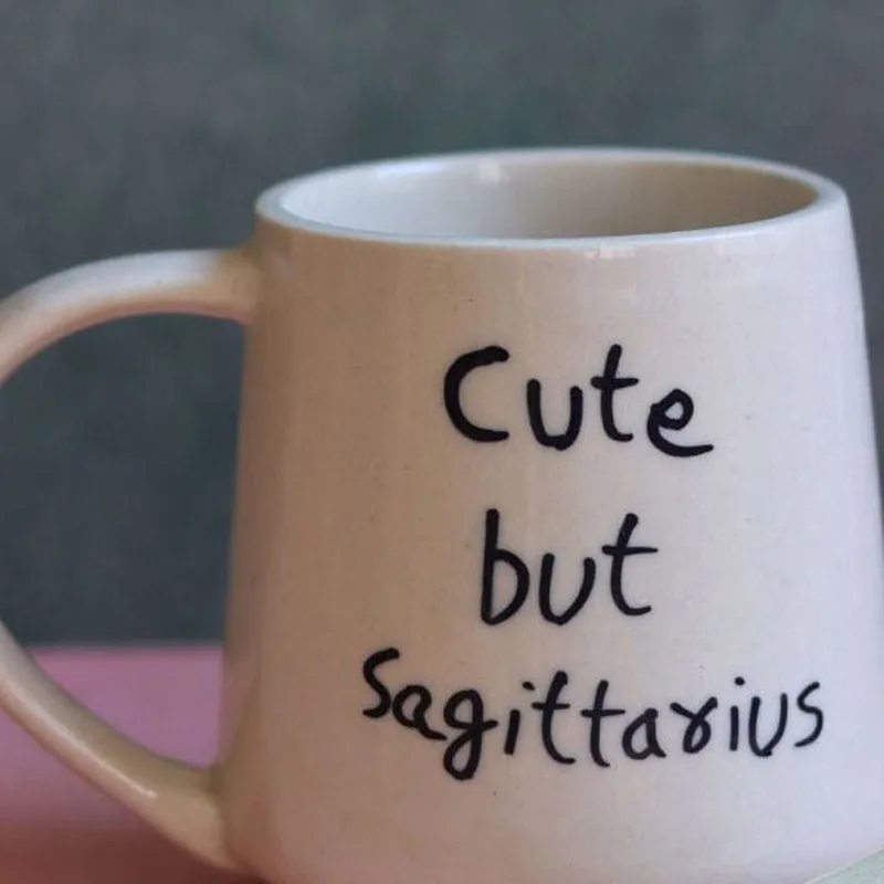 Cute But Sagittarius Coffee Mug (250 mL) media 3