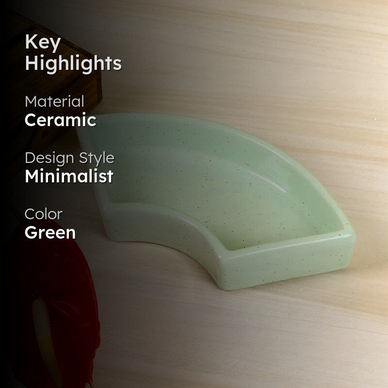 Lemongrass Hemi Handmade Ceramic Platter media 2