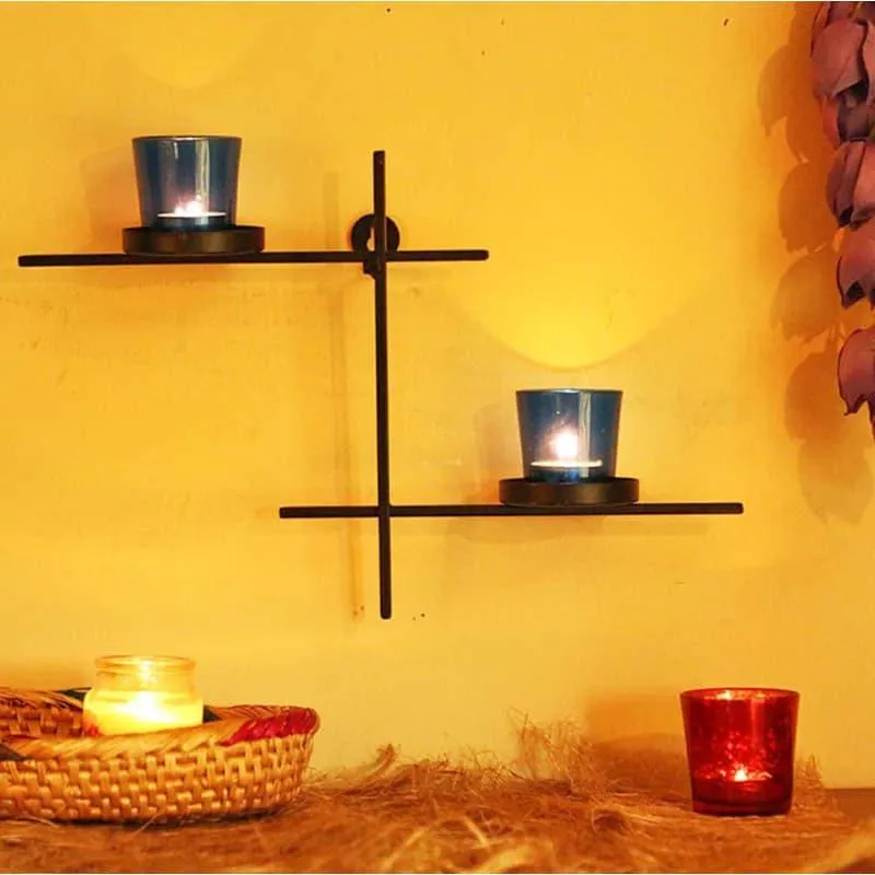 Luminaire Votive Duo (Blue) - Set Of Two media 1