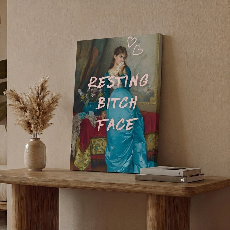 Resting Bitch Face Wall Art