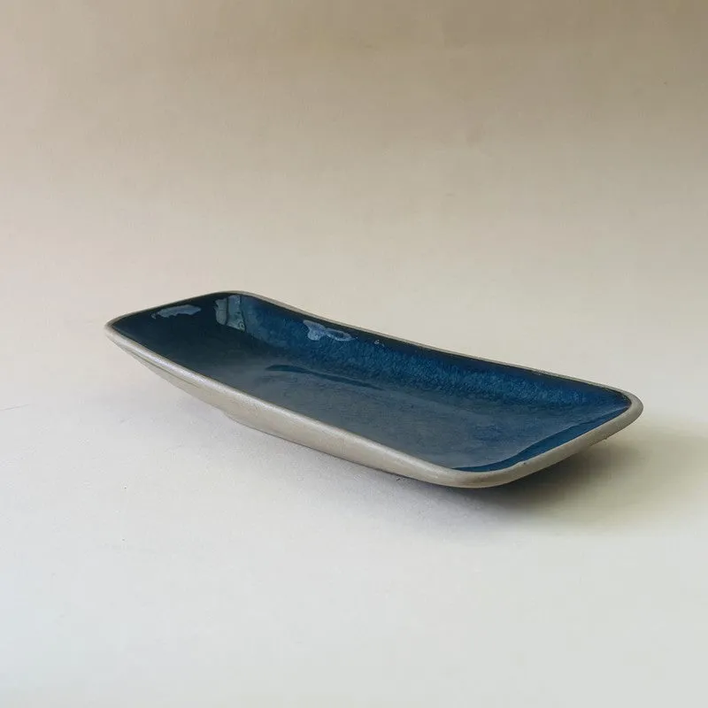 Azzure Ceramic Platter - Blue media 3