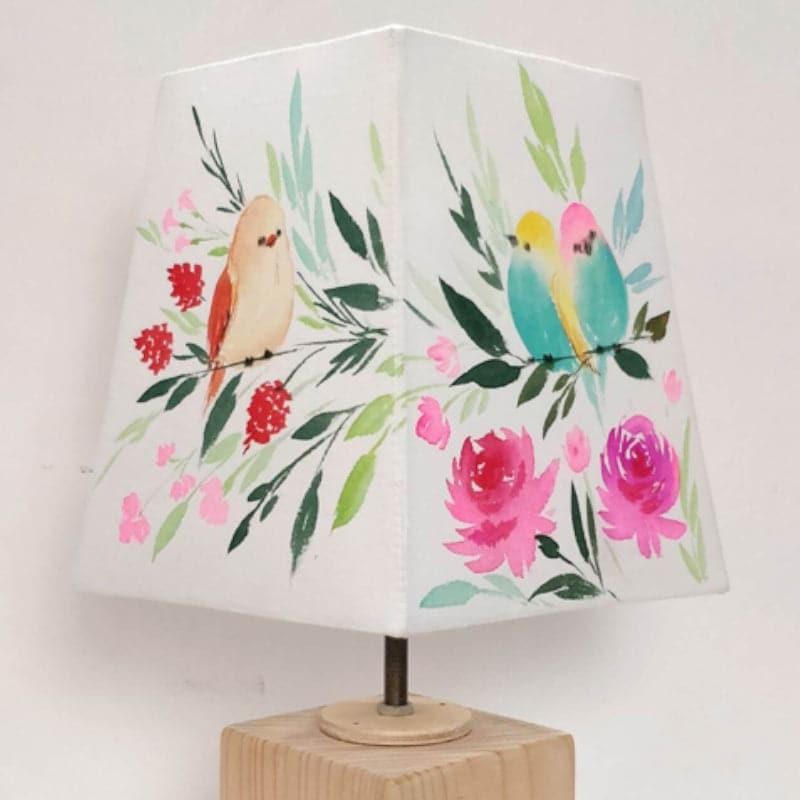 Garnia Galo Handpainted Fabric Table Lamp - Multicolor media 3