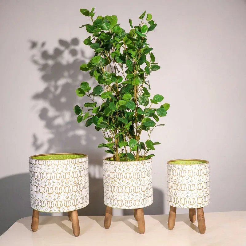 Eden Metal Planters - Set Of Three media 3