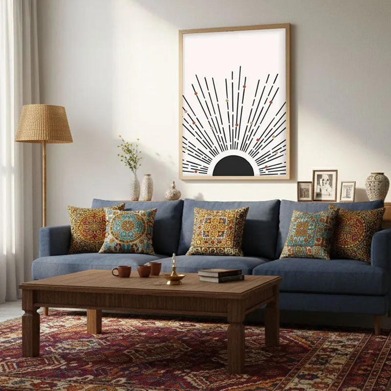 Raggio Archival Canvas Wall Art - Natural Brown Frame media 3