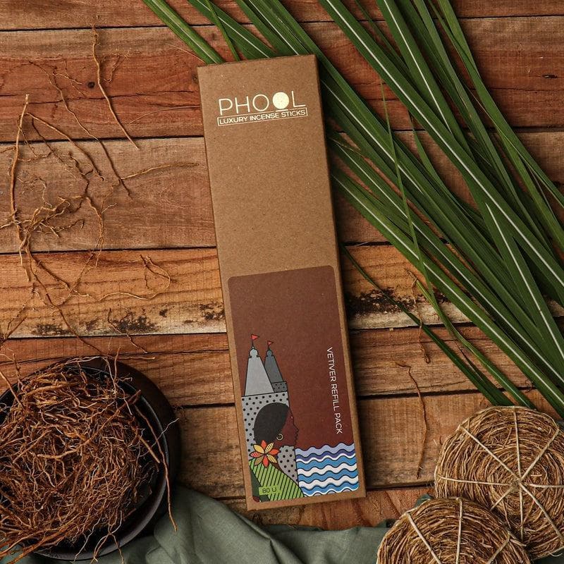 Phool Natural Incense Sticks Refill pack - Vetiver media 3