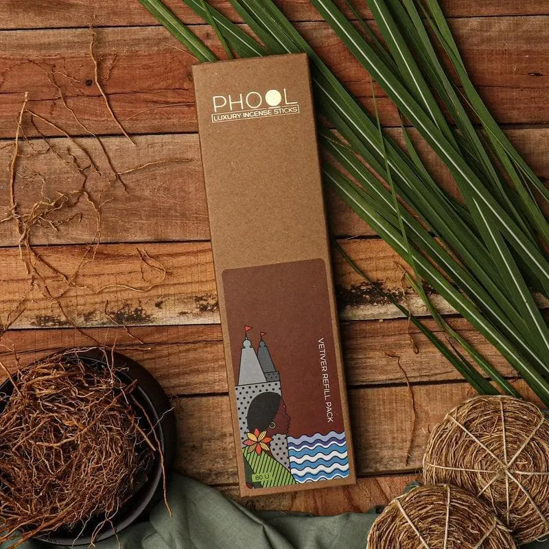 Phool Natural Incense Sticks Refill pack - Vetiver media 3