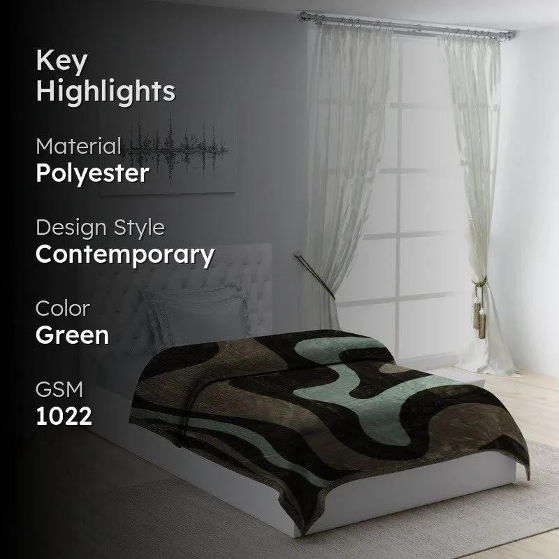 Monte Carlo Waves of Serenity Blanket (Green)- 1022 GSM media 2