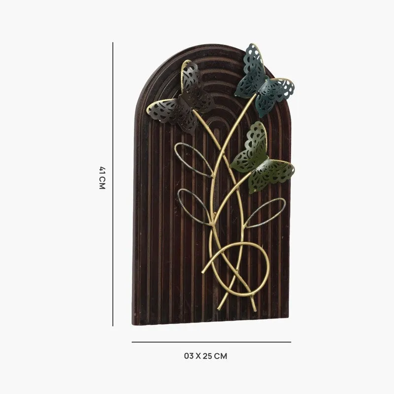 Butterfly Grove Metal & Wood Wall Accent media 6