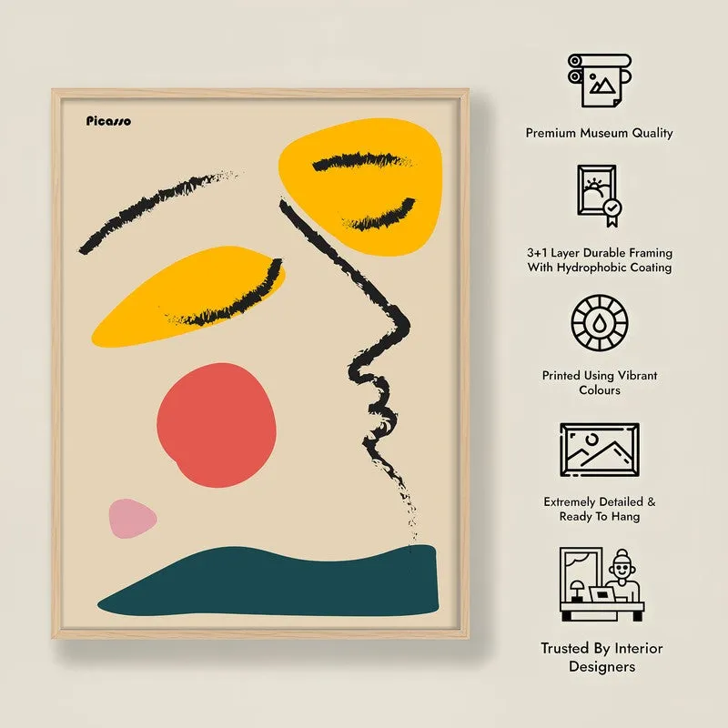 Enigmatic Vision Archival Canvas Wall Art - Natural Brown Frame media 8
