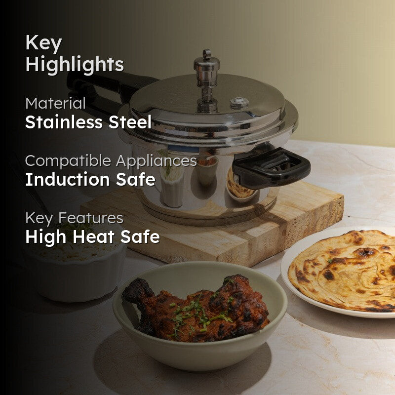 Vinod Prylin Pressure Cooker Stainless Steel - 2000 mL media 2