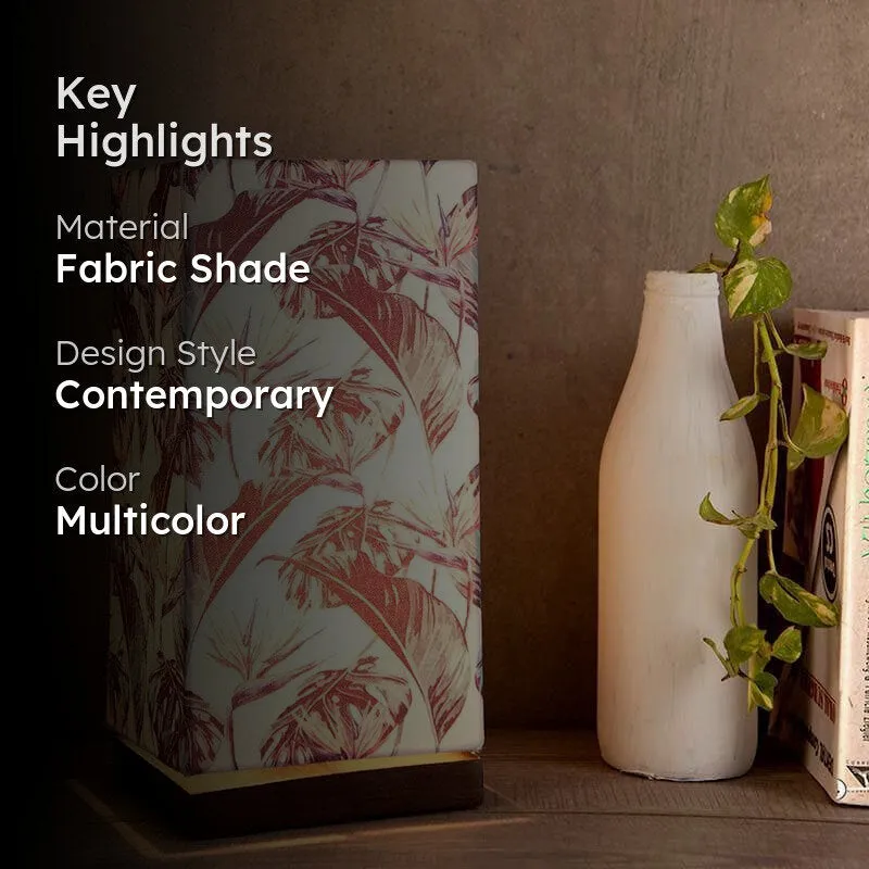 Tropical Fabric Table Lamp - Multicolor media 2