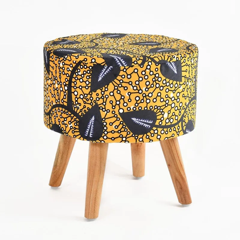 Leafora Abstract Ottoman - Multicolor media 3
