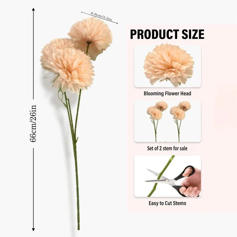 Pure Elegance (Beige) Real Touch Artificial Flowers - Set Of Two media 9