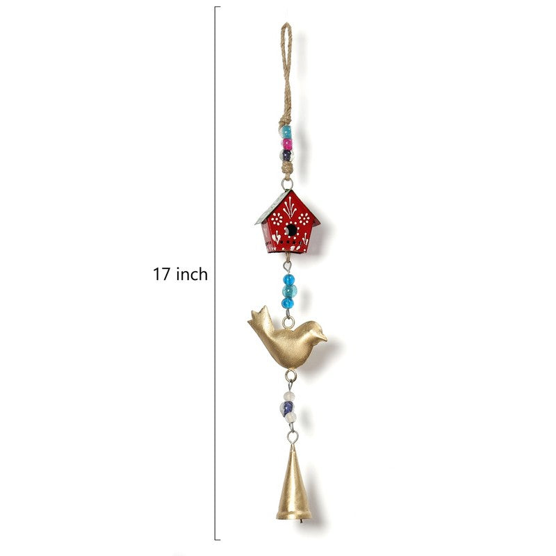 Cosmic Bird Metal Windchimes - Set Of Two media 5