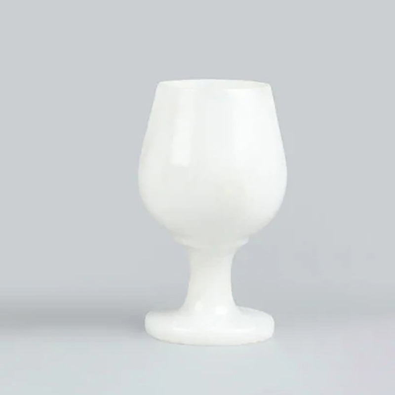 Carrara Chic Marble Wine Glass - 250 ML media 4