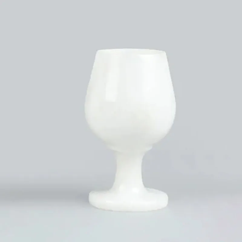 Carrara Chic Marble Wine Glass - 250 ML media 4