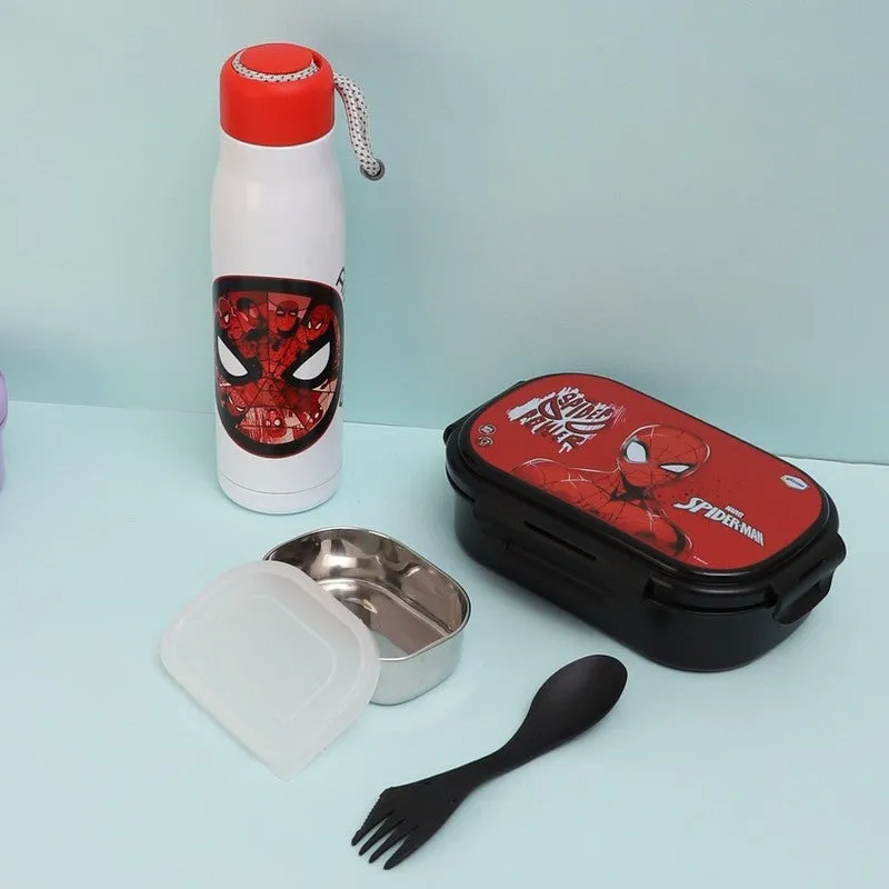 Spider Hero Mask Lunch Box 700 ML With 600 ML Water Bottle - Two Piece Set media 6