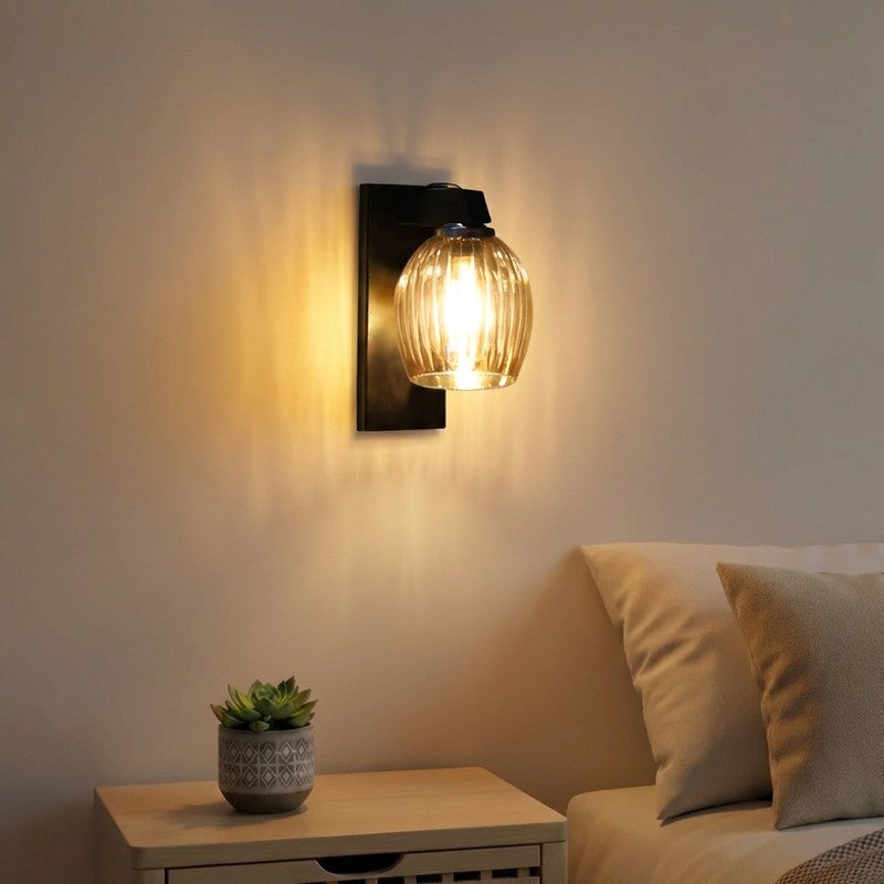 Vintage Glow Stripes Glass Wall Lamp