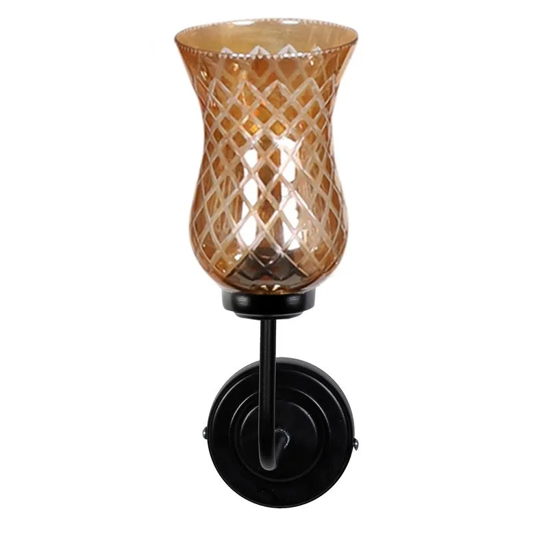 Amber Shine Glass Wall Lamp media 9