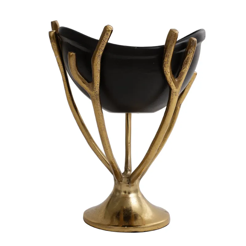 Vine Nest Accent Bowl - Black media 4