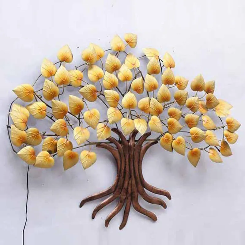 Backlit Banyan Tree Iron Wall Accent media 5