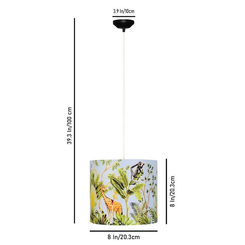 HaloBeam Metal & Fabric Ceiling Lamp media 8