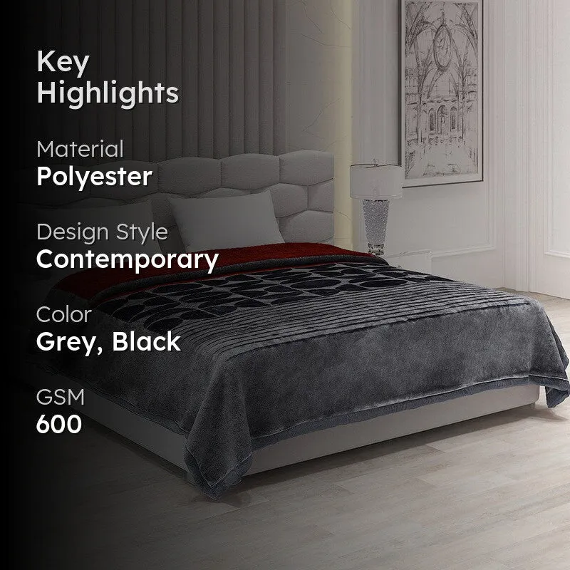 Monte Carlo Midnight Harmony Blanket - 600 GSM media 2