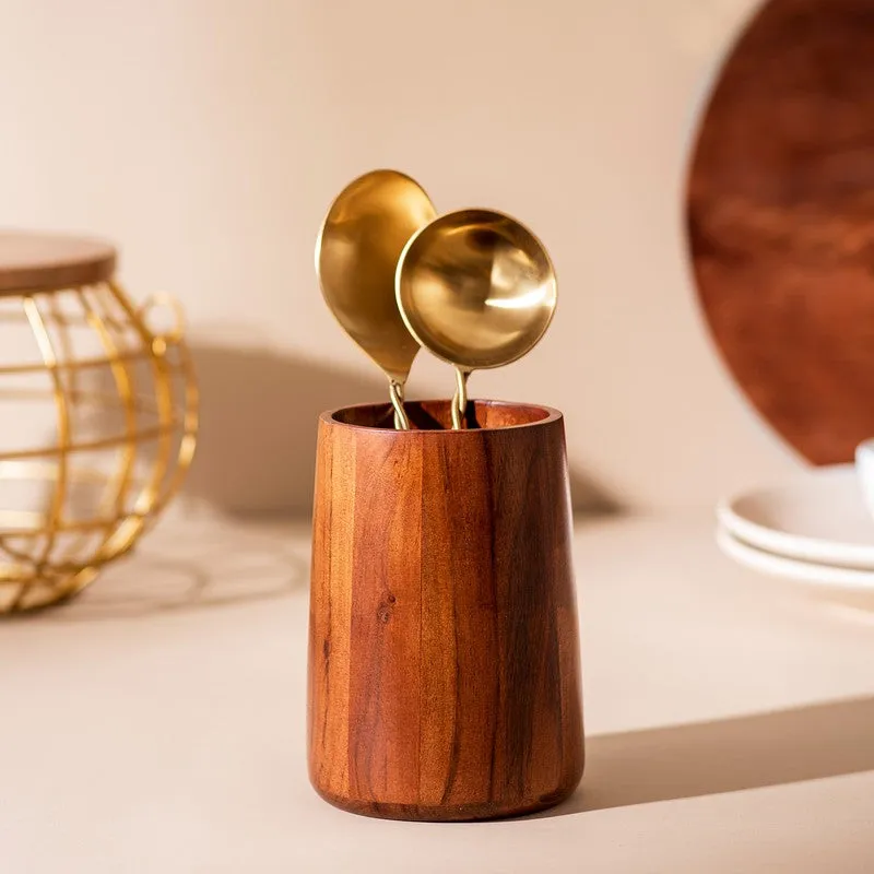 Trayvo Wooden Cutlery Holder media 3