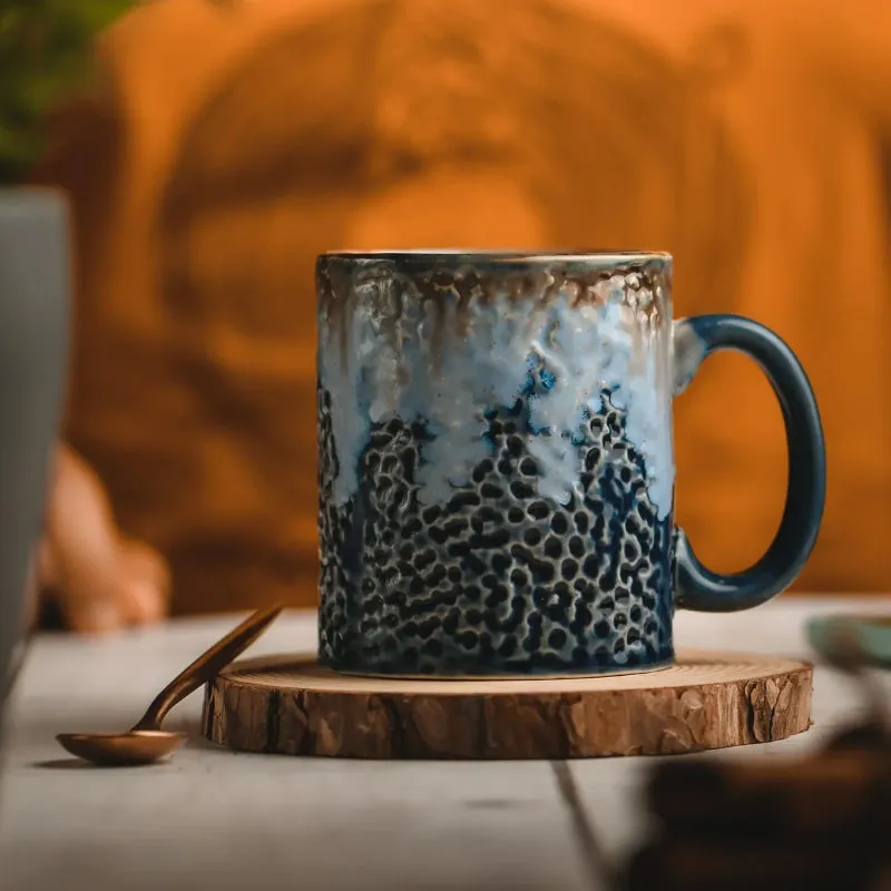 Helona Ceramic Coffee Mug (400 mL Each) - Set of Two media 1