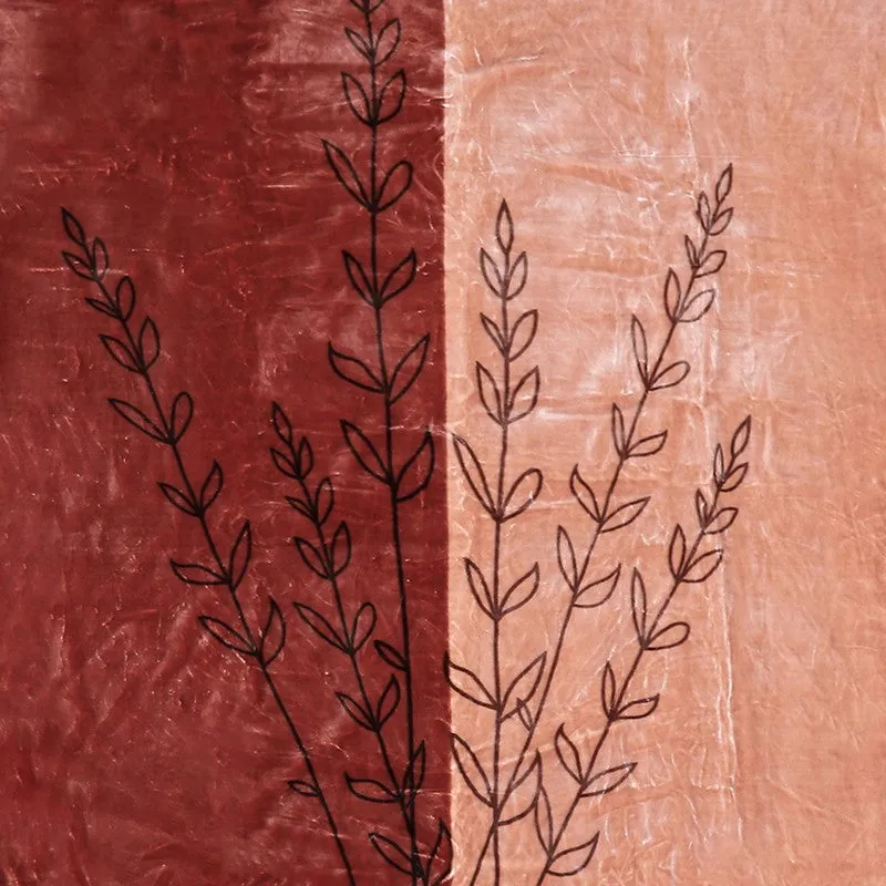 Monte Carlo Crimson Whisper Blanket (Brown) - 950 GSM media 6