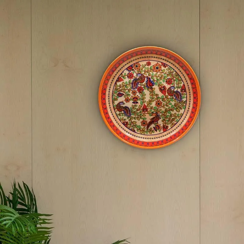 Kalamkari Decorative Plate media 4