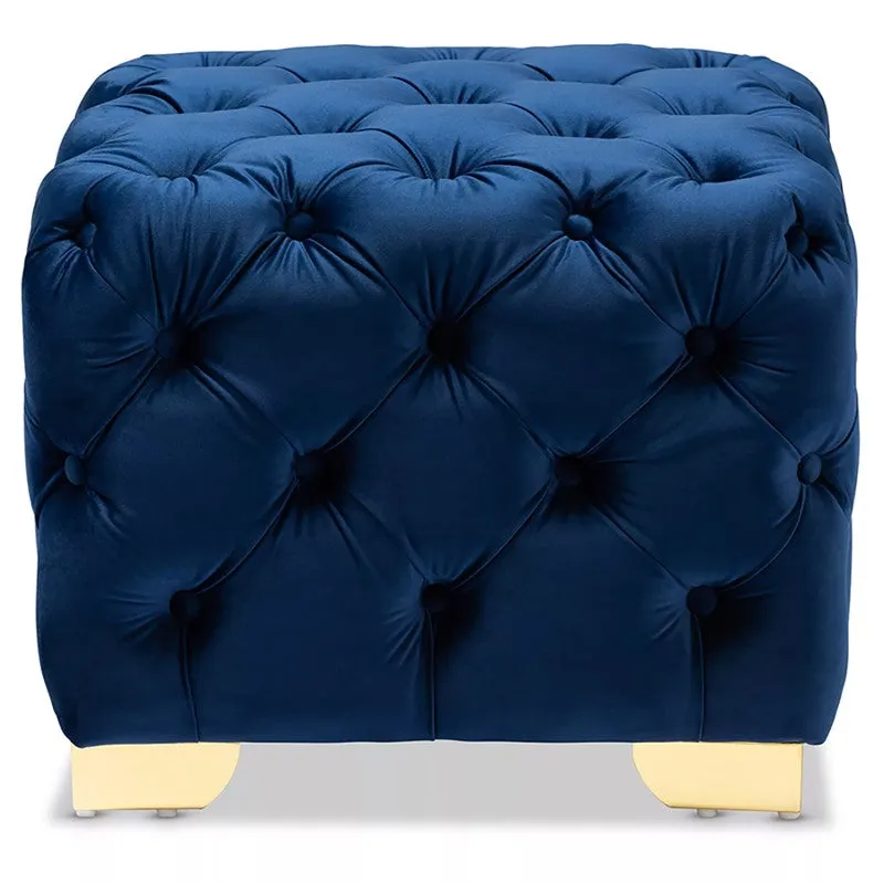 Averon Pluffa Ottoman - Blue media 4