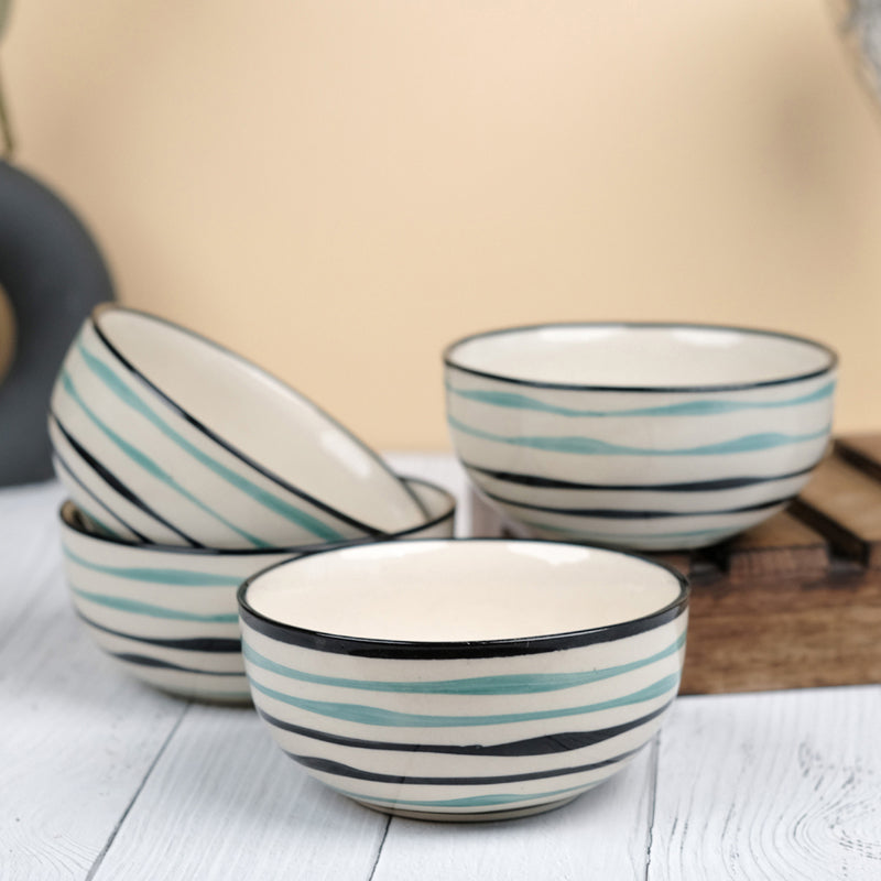 Sitara Snack Bowl (350 mL) - Set Of Four - 350 ML