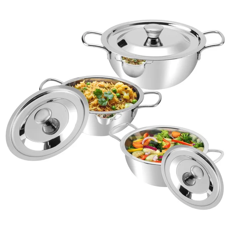 Kraft Zestique Serving Bowls ( 1500 Ml, 1300 Ml,840 Ml) - Set Of Three media 3