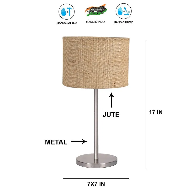 Noctra Kora Glow Metal Table Lamp - Beige media 8