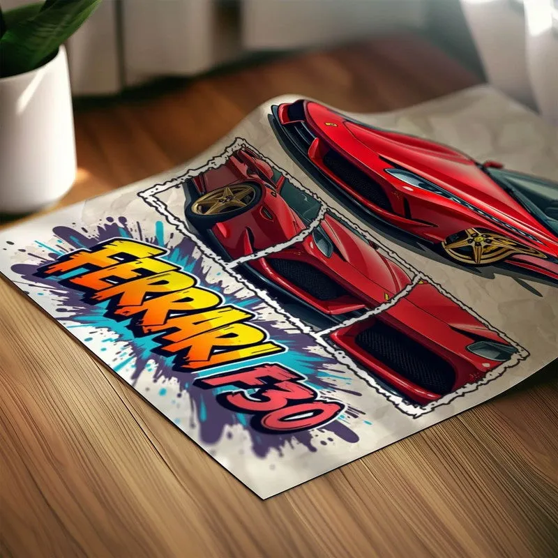 Ferrari Fury Wall Poster media 4