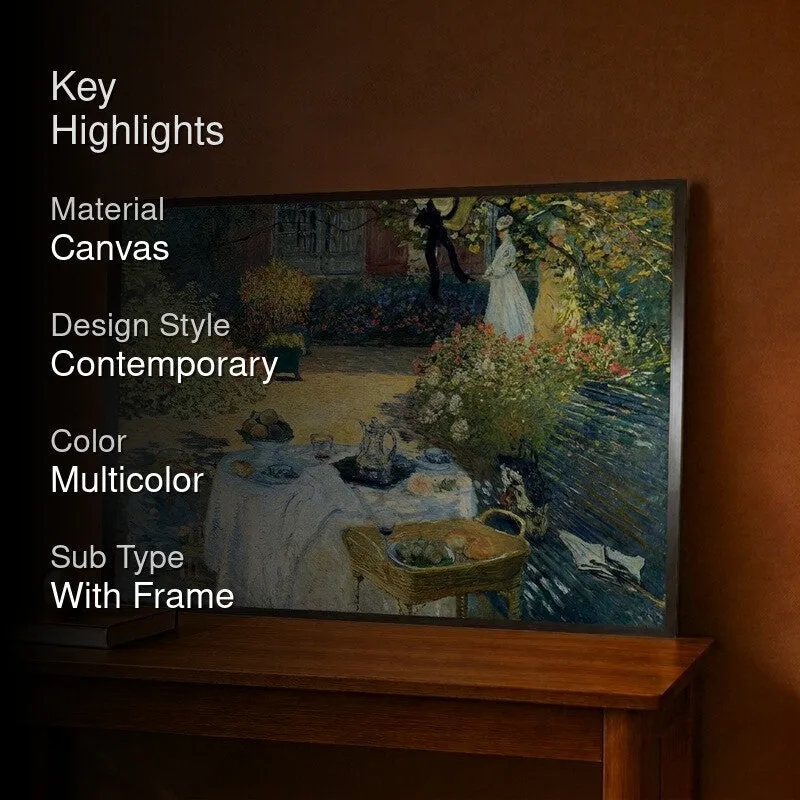 Le Dejeuner Canvas Wall Painting media 2