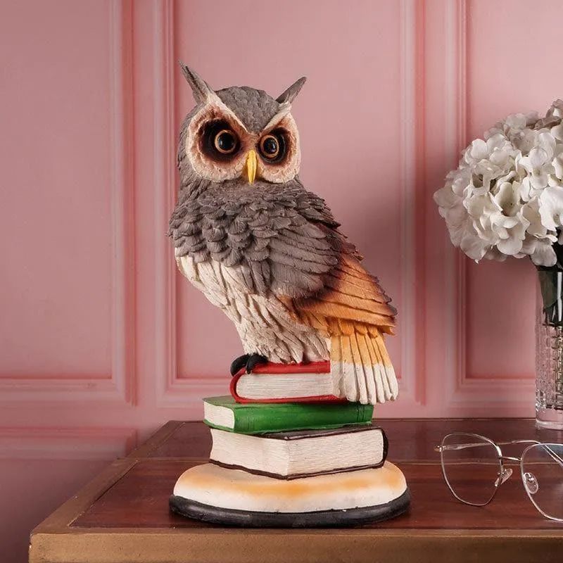 Nocturna Nest Owl Polyresin Showpiece media 3