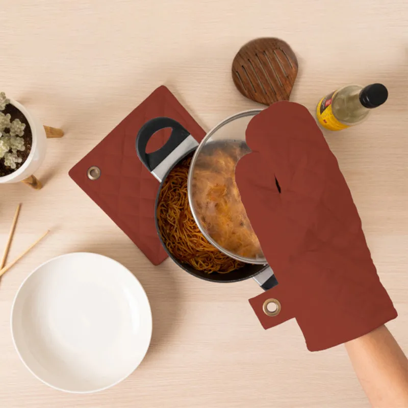 Heyden Pot Holder & Glove - Mustard Yellow media 1