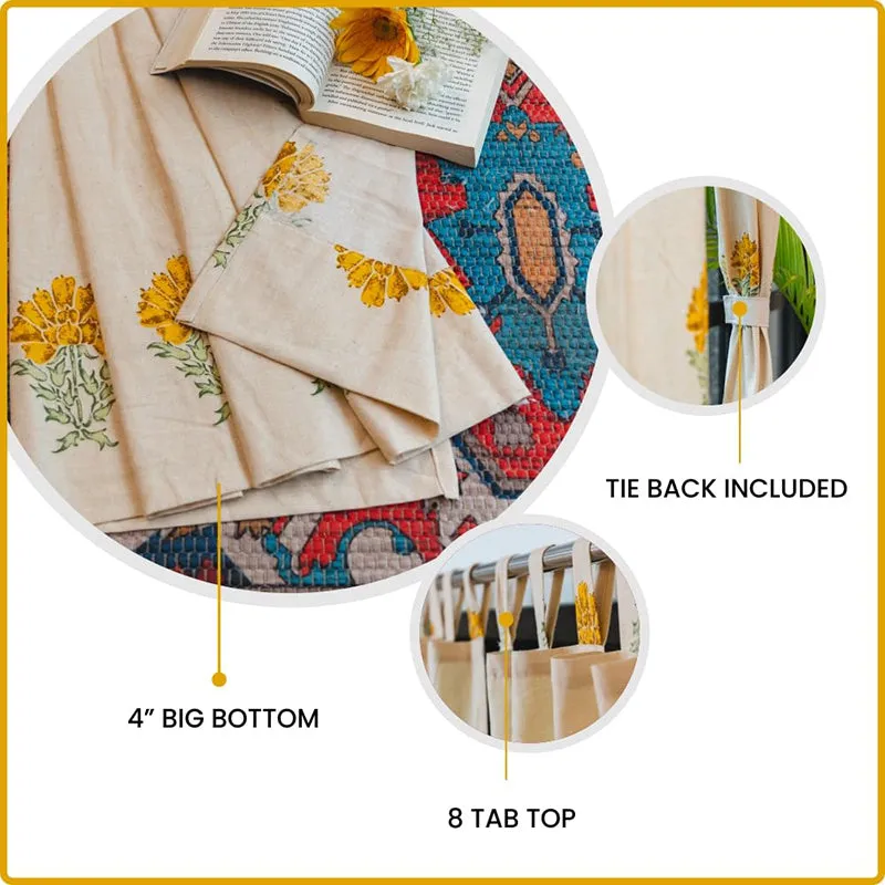 Urban Space Bouquet Curtain - Set Of Two media 4