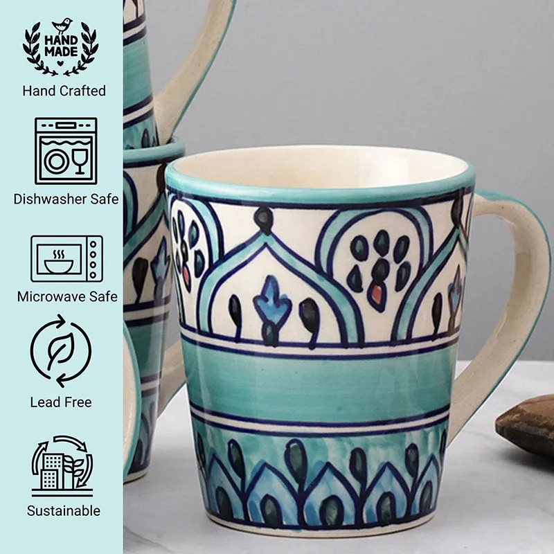 Medina Ceramic Tea Cup (250 mL Each) - Set of Six media 6