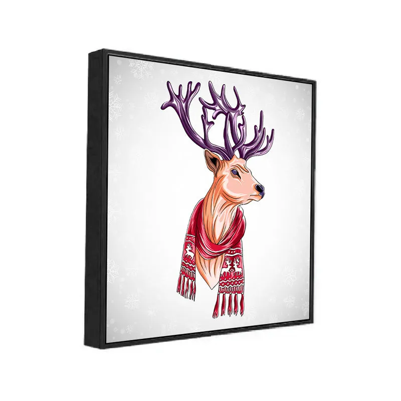 Santa Reindeer Wall Painting media 3