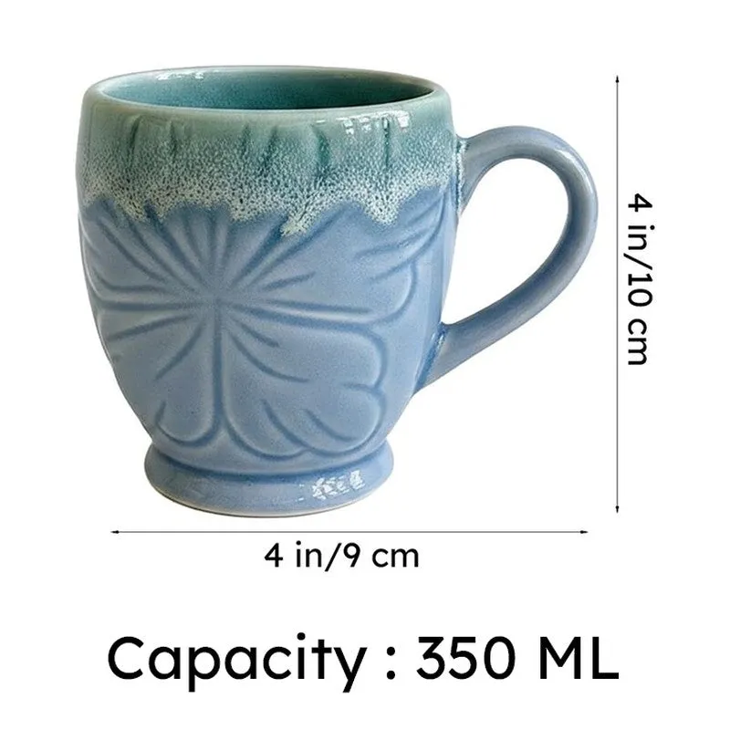 Linum Ceramic Coffee Mug (350 mL Each) - Set of Two media 8