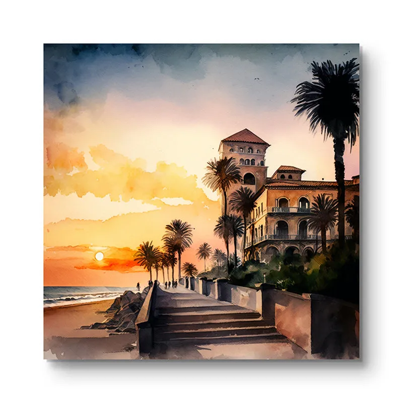 Boulevard At Sunset Wall Painting media 3