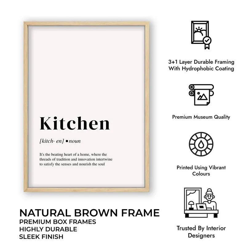 MinimalKitchen Archival Canvas Wall Art - Brown media 11