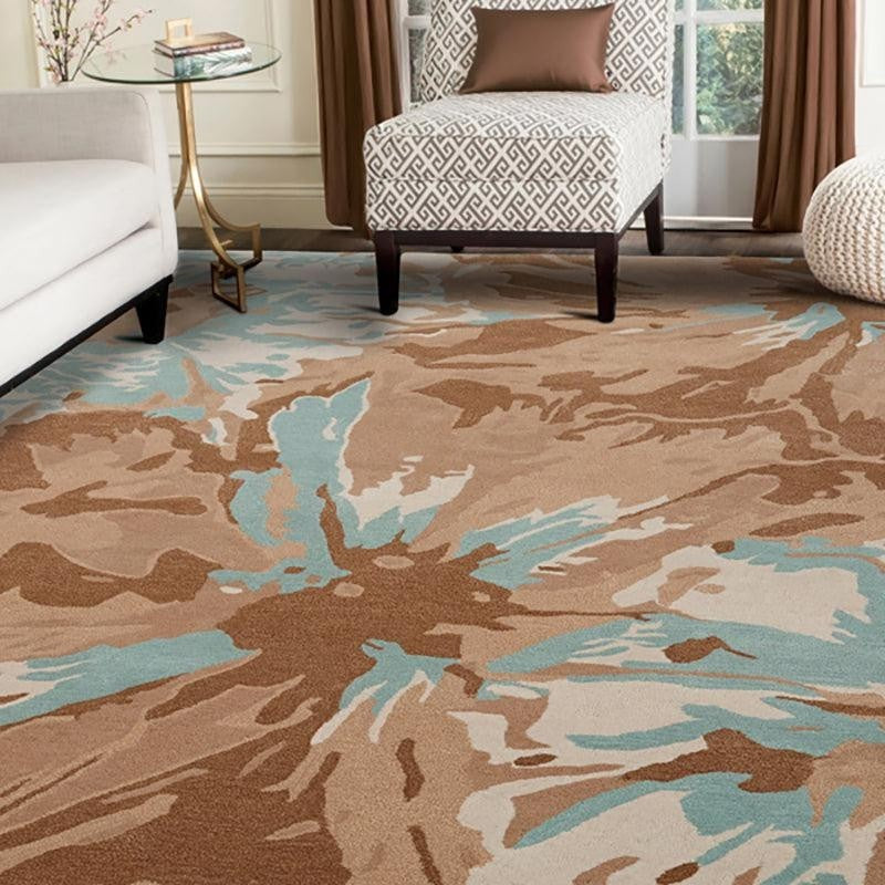 Taranis Hand Tufted Floral Wool & Nylon Carpet - Brown media 8